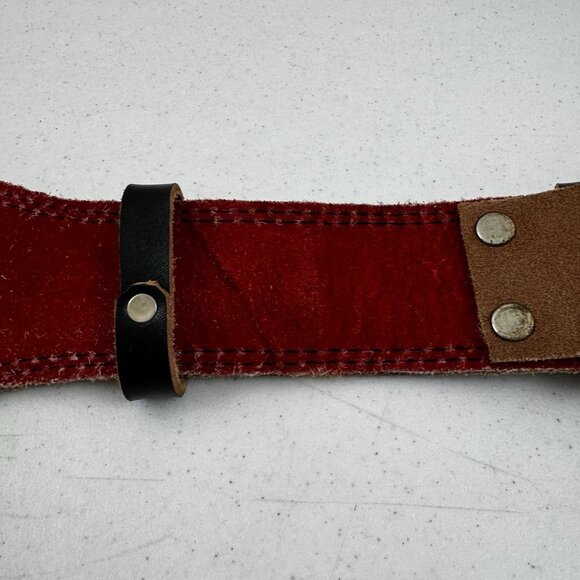 Monsta Clothing CO. Two Pin Leather Weight Lifting Belt Small - Picture 9 of 16